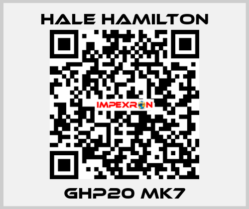 GHP20 MK7 HALE HAMILTON