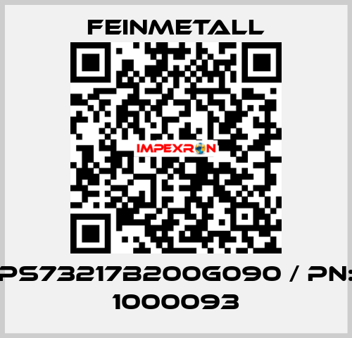 PS73217B200G090 / PN: 1000093 FEINMETALL