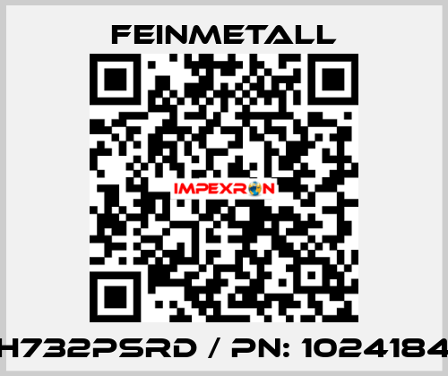 H732PSRD / PN: 1024184 FEINMETALL