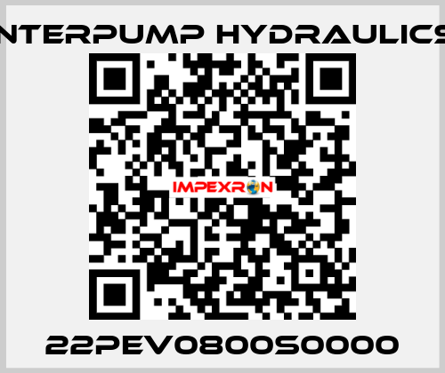 22PEV0800S0000 Interpump hydraulics