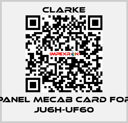 panel mecab card for JU6H-UF60 Clarke