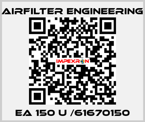 EA 150 U /61670150 Airfilter Engineering