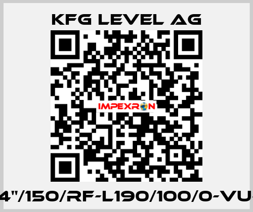 HIF-FV4"/150/RF-L190/100/0-VU-V44HI KFG Level AG