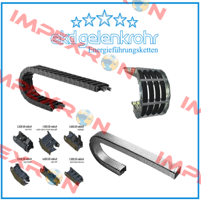 CABLE TRAY LENGTH 1600mm INTERNAL WIDTH 48mm INTERNAL HEIGHT 22mm Ekd Gelenkrohr