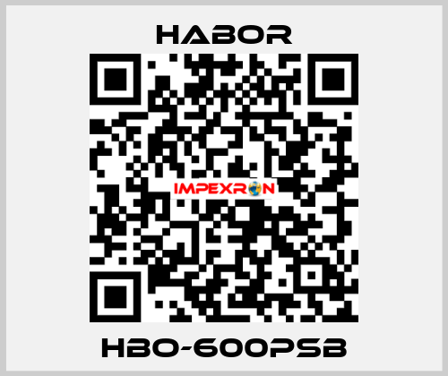 HBO-600PSB Habor