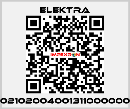 02102004001311000000 ELEKTRA