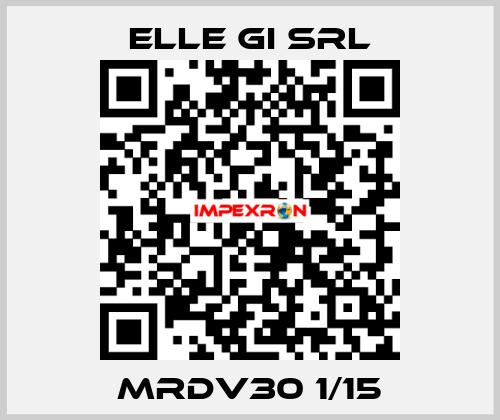 MRDV30 1/15 ELLE GI SRL