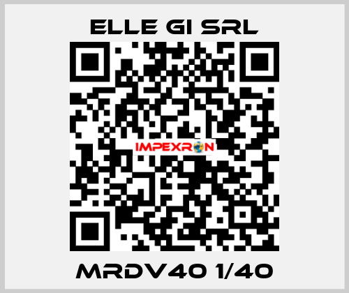 MRDV40 1/40 ELLE GI SRL