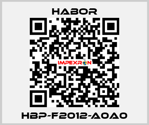 HBP-F2012-A0A0 Habor