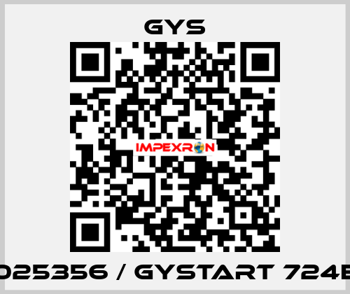 025356 / Gystart 724E GYS