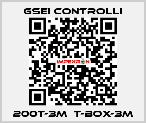 200T-3M  T-BOX-3M GSEI Controlli