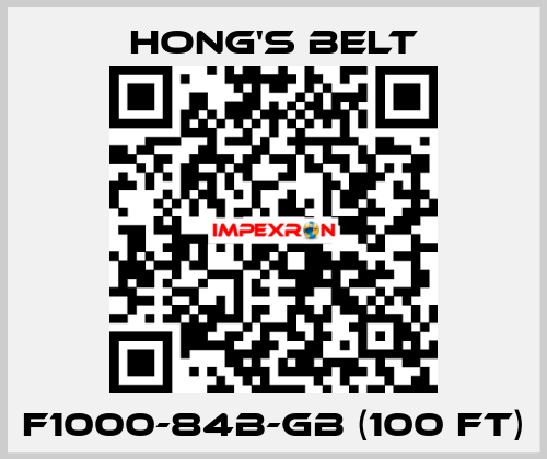 F1000-84B-GB (100 ft) Hong's Belt