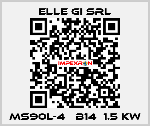 MS90L-4   B14  1.5 KW ELLE GI SRL