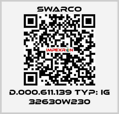 D.000.611.139 TYP: IG 32630W230 SWARCO