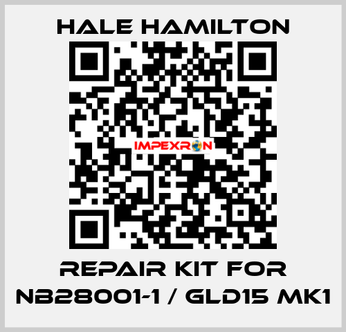 Repair kit for NB28001-1 / GLD15 MK1 HALE HAMILTON
