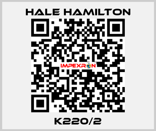 K220/2 HALE HAMILTON