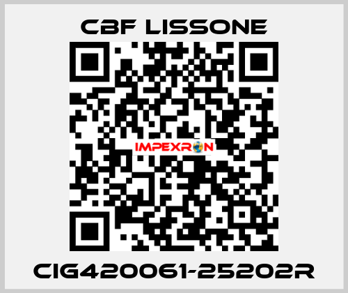 CIG420061-25202R CBF LISSONE