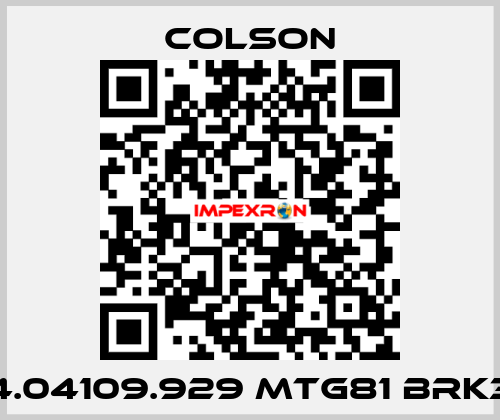 4.04109.929 MTG81 BRK3 Colson
