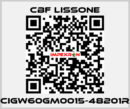 CIGW60GM0015-48201R CBF LISSONE