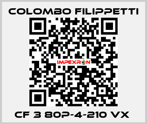 CF 3 80P-4-210 VX  Colombo Filippetti