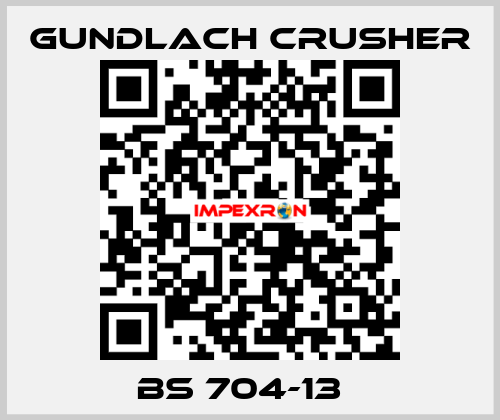 BS 704-13   Gundlach Crusher
