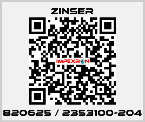 820625 / 2353100-204 Zinser