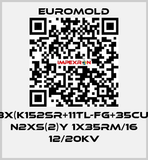 3X(K152SR+11TL-FG+35CU) N2XS(2)Y 1X35RM/16 12/20kV EUROMOLD