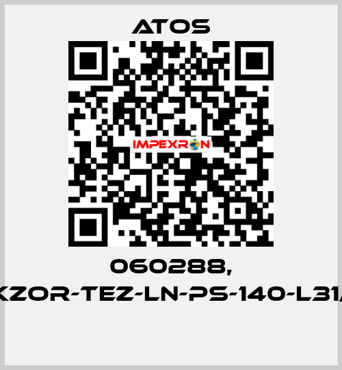 060288, DLKZOR-TEZ-LN-PS-140-L31/BZ   Atos