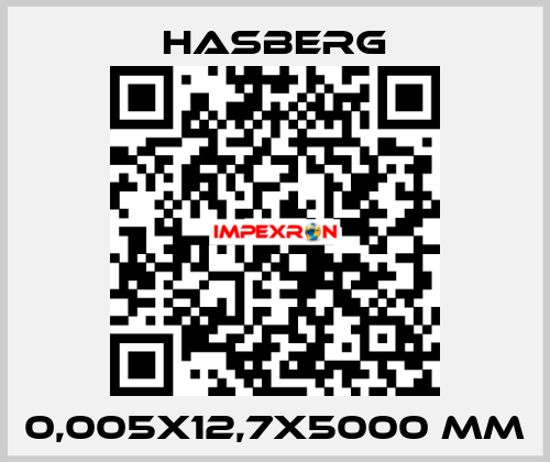 0,005X12,7X5000 MM Hasberg