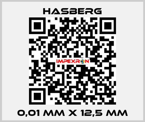 0,01 MM X 12,5 MM Hasberg