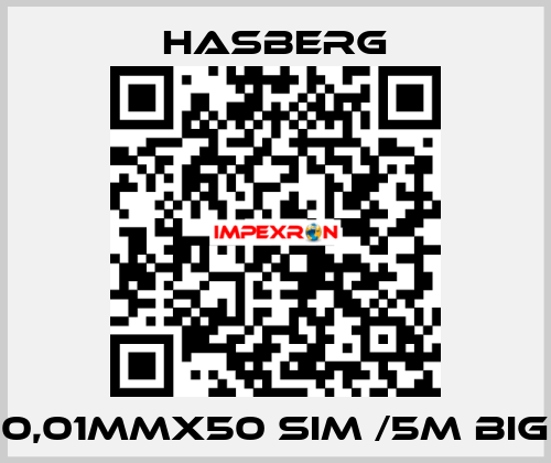 0,01MMX50 SIM /5M BIG Hasberg