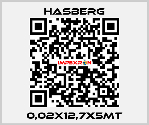 0,02X12,7X5MT Hasberg