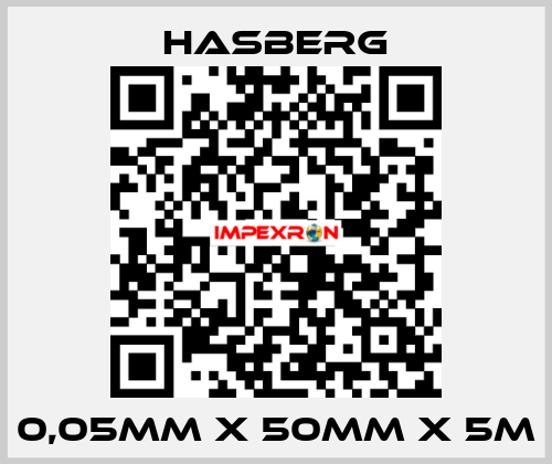0,05MM X 50MM X 5M Hasberg