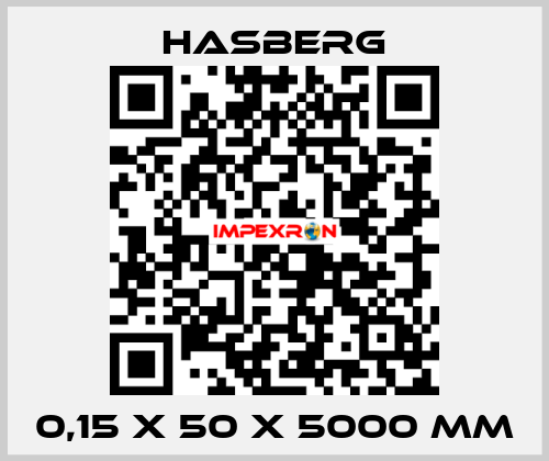 0,15 X 50 X 5000 MM Hasberg