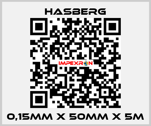 0,15MM X 50MM X 5M Hasberg