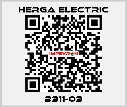 2311-03 Herga Electric