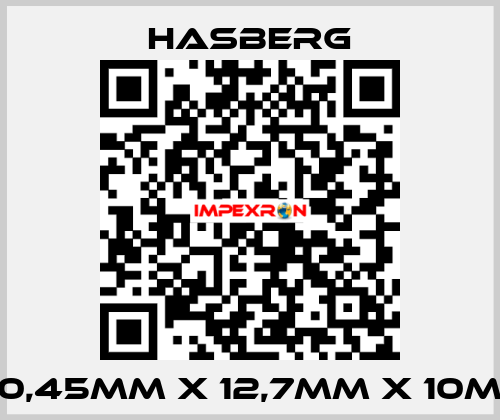 0,45MM X 12,7MM X 10M Hasberg