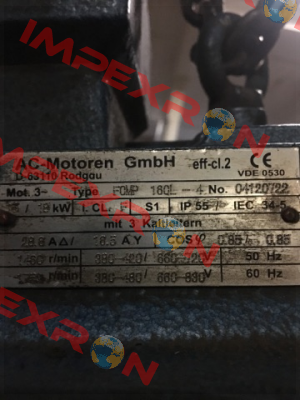 PDM-4-B35-22-180L-G-Z1, 180L, 22 kW  AC Motoren