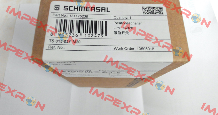TS 015-02Y-M20 Schmersal