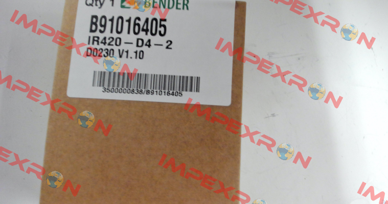 p/n: B91016405, Type: IR420-D4-2 Bender