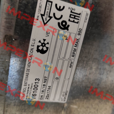 V610013 / DA 18/18 N2T 00 25X1744 VE Chaysol