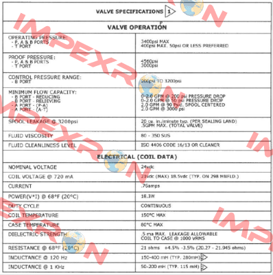 VEP03M-3-B220-GD-24L-B-Y5861-8 (OEM) Continental Hydraulics