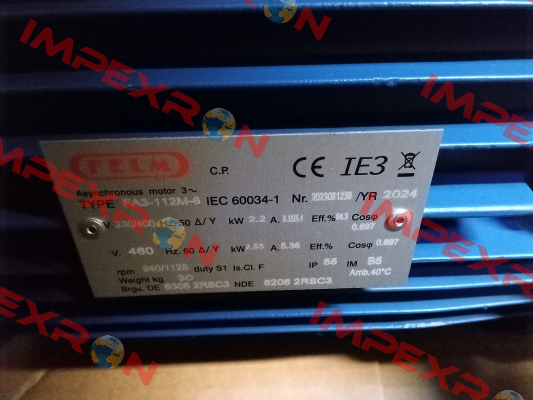 FA3-112M - KW 2,2 Felm