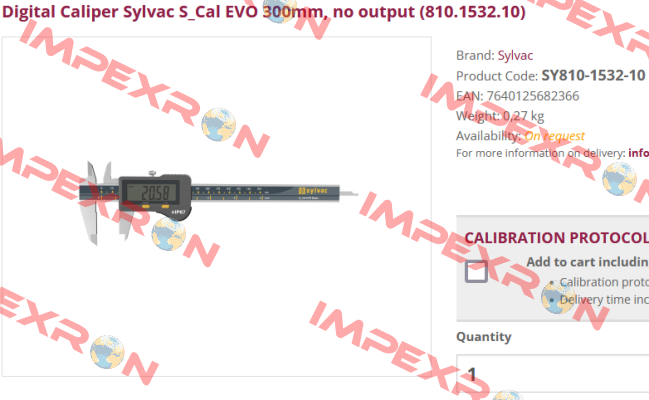 SY810-1532-10 Sylvac