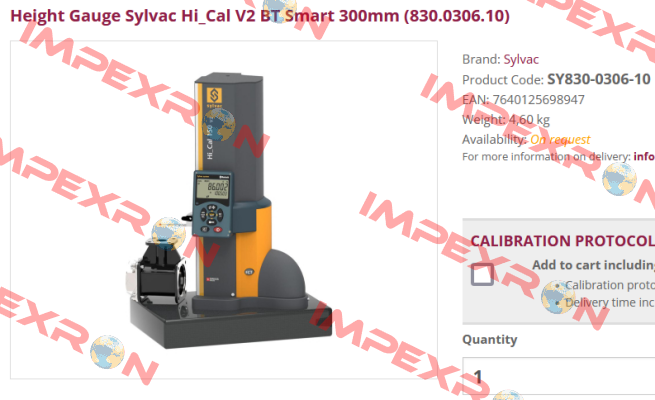 SY830-0306-10 Sylvac