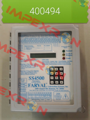 SS4500  obsolete replaced by SC400  Farval
