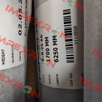 828.25AS 6.250mm x 1.700mm Fiberflon