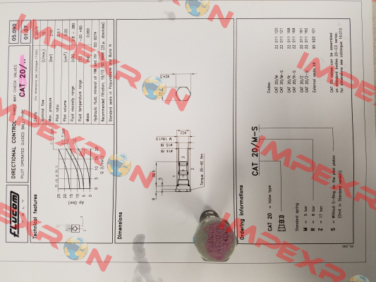 VBH.800CAP20/M Flucom