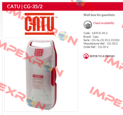 CATU CG-35/2  Catu
