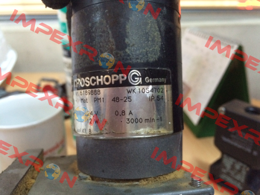 TYP: PM1 48-25, 24 V DC, 3000 U, 12 W, B14, IP54, MOTOR GEWICKELT NACH WK 1054702 - OEM Groschopp
